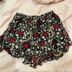 Urban Outfitters Urban Renewal Flowy Floral Shorts